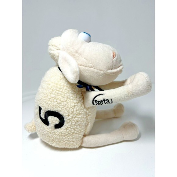 Serta Mattress Counting Sheep #5 Plush Stuffed Sheep Animal Toy 5 Advertising - Picture 8 of 13